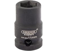 Draper 6870 3/8" Square Drive Hi-Torq 6 Point Impact Socket, 11 mm Size , Blue