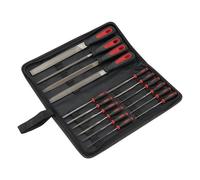 DayPlus Engineers Hand/Needle File Tool Set with Canvas Carrying Case 17Pcs AAA