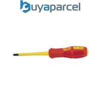 Draper 1x Expert No 2x100mm Insulated Cross Slot Screwdriver Professional Tool