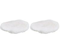 Draper 69490 240 mm Wool Polishing Bonnet, Blue (Pack of 2)