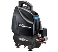 Draper 6L Oil-Free Air Compressor, 1.1kW/1.5hp