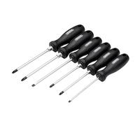 Draper 6pc Hard Grip Screwdriver Set - 13582 - Magnetic Tips, CRV Blades