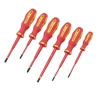 Draper 6PC XP1000 + SLIM VDE SD SET 02167 VDE Slimline Screwdriver Set (6 Piece)