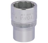 Draper 7/16" 1/2" Square Drive Elora Whitworth Bi-Hexagon Socket 24848