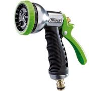 Draper 7 Pattern Aluminium Hose Pipe Spray Gun With Brass Fitting 25342