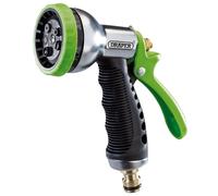 Draper 7 Pattern Aluminium Water Spray Gun Aluminium Body Brass Fitting 25342