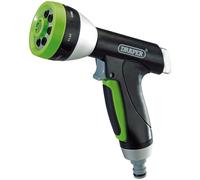 Draper 7 Pattern Hose Pipe Spray Gun | Garden Hose Nozzle | Watering Tool | Lockable Trigger | Universal Connector | 25293