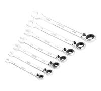 Draper HI-TORQ® Metric Reversible Ratcheting Combination Spanner Set (7 Piece)