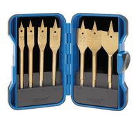 Draper 18560 Titanium Nitride Coated Flat Wood Bit Set (7 Piece) per set
