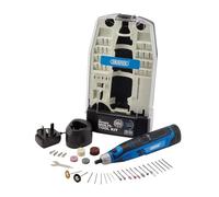 Draper 70298 12V Rotary Multi-Tool Kit, 1 x 1.5Ah Battery, 1 x Fast Charger (50 Piece)