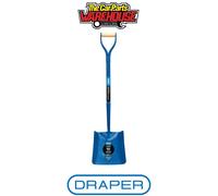 Draper 70373 Solid Forged Square Mouth Shovel, No.2, Blue,One Size