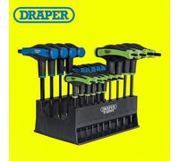 Draper Expert TX-STAR® & Hex Soft Grip Metric T-Handle Key Set (20 Piece)