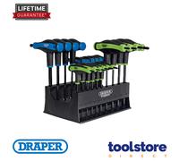 Draper Expert TX-STAR® & Hex Soft Grip Metric T-Handle Key Set (20 Piece)