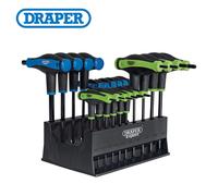 Draper Expert TX-STAR® & Hex Soft Grip Metric T-Handle Key Set (20 Piece)