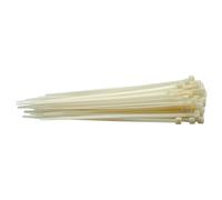 Draper 70394 Nylon 4.8 x 200mm White Cable Ties (100 Pieces)