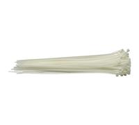 Draper 70399 Nylon 4.8 x 300mm White Cable Ties (100 Pieces)