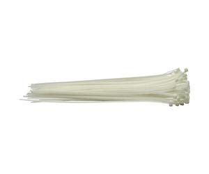Draper 70399 Nylon 4.8 x 300mm White Cable Ties (100 Pieces)
