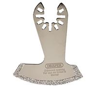 Draper 70473 Oscillating Multi-Tool Diamond Coated Cutting Blade 52Mm each