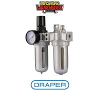 Draper 70824 1/4" BSP Combined Filter/Regulator/Lubricator Unit