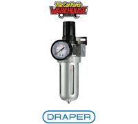 Draper 70826 1/4in Bsp Filter/Regulator Unit each 1