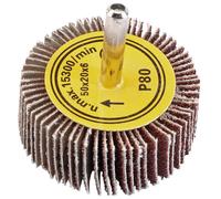 Draper 71826 Abrasive Flap Wheel 50 X 20Mm 80 Grit each