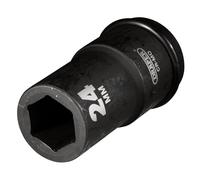 Draper Impact Socket 71883 Hi-Torq Deep 3/4" Square Drive, 6-Point, 24 mm