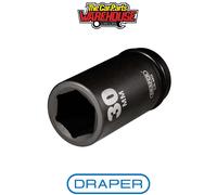 Draper Expert 71916 Hi-Torq® 6 Point Deep Impact Socket 3/4in Sq. Dr. 30Mm each