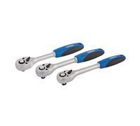 Draper 72-Tooth Reversible Soft Grip Ratchet Set - 3 Piece (05911)