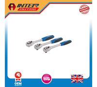 Draper 72-Tooth Reversible Soft Grip Ratchet Set (3 Piece) 05911