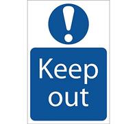 Draper 72158 "Keep Out" Mandatory Sign