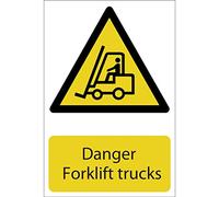 Draper 72360 "Danger Forklift Trucks" Hazard Sign