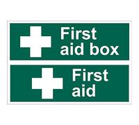 Draper 72542 "First Aid Box" Safety Sign