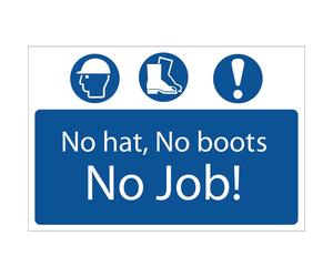Draper 72916 ftNo Hat No Boots No Jobft Mandatory Sign each