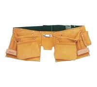 Draper 1x Split Leather Double Tool Pouch Garage Professional Standard Tool