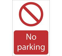 Draper No Parking Sign 400mm 600mm Standard