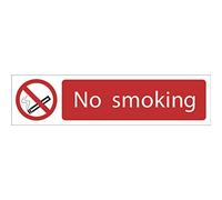 Draper No Smoking Sign 200mm 50mm Standard