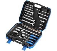 Draper 16364 Metric Square Drive 75 Piece Tool Kit , Blue