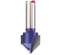 Draper 75336 Tct Router Bit 1/4in Groove 12.7Mm X 90° each