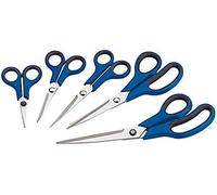 Draper 75552 5-Piece Soft-Grip Household Scissors Set,Blue