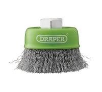 Draper 75MM CUP BRUSH STAINLESS M14 08052 Stainless-Steel Crimped Wire Cup Brushes, M14