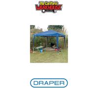 Draper 76940 Concertina Gazebo 3 x 3m Blue