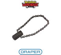 Draper 77592 Oil Filter Wrench (130mm Cap), Black
