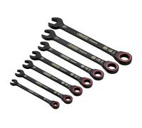 Draper 7Pc Ratcheting Spanner Set Bk - 3895
