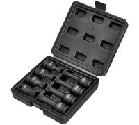 Draper 49460 1/2" Square Drive Tamper Proof Impact Spline Socket Set (8 Piece)