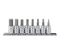 Draper 16285 3/8 Inch Square Drive Hexagonal Socket Bit Set, 48mm