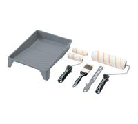 Draper Medium Pile Polyester Paint Roller And Brush Set With Soft Grip (8 Piece) Pk 1 20787