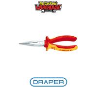 Draper 81238 KNIPEX 25 06 160 SBE Fully Insulated Long Nose Pliers 160mm