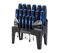 Draper 81294 Driver Set Plus Stand - Blue (44-Piece) by Draper
