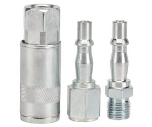 Draper 81295 1/4in Bsp Air Line Coupling Set (3 Piece) per set