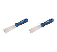 Draper 82672 Soft Grip Chisel Knife, 38 mm Size, Blue (Pack of 2)